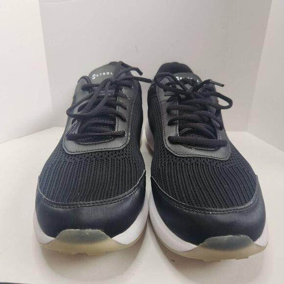 Stroll Mens Black Low Top Mesh Performance Knit Golf Sneaker Shoes Size 11.5 - Picture 2 of 8